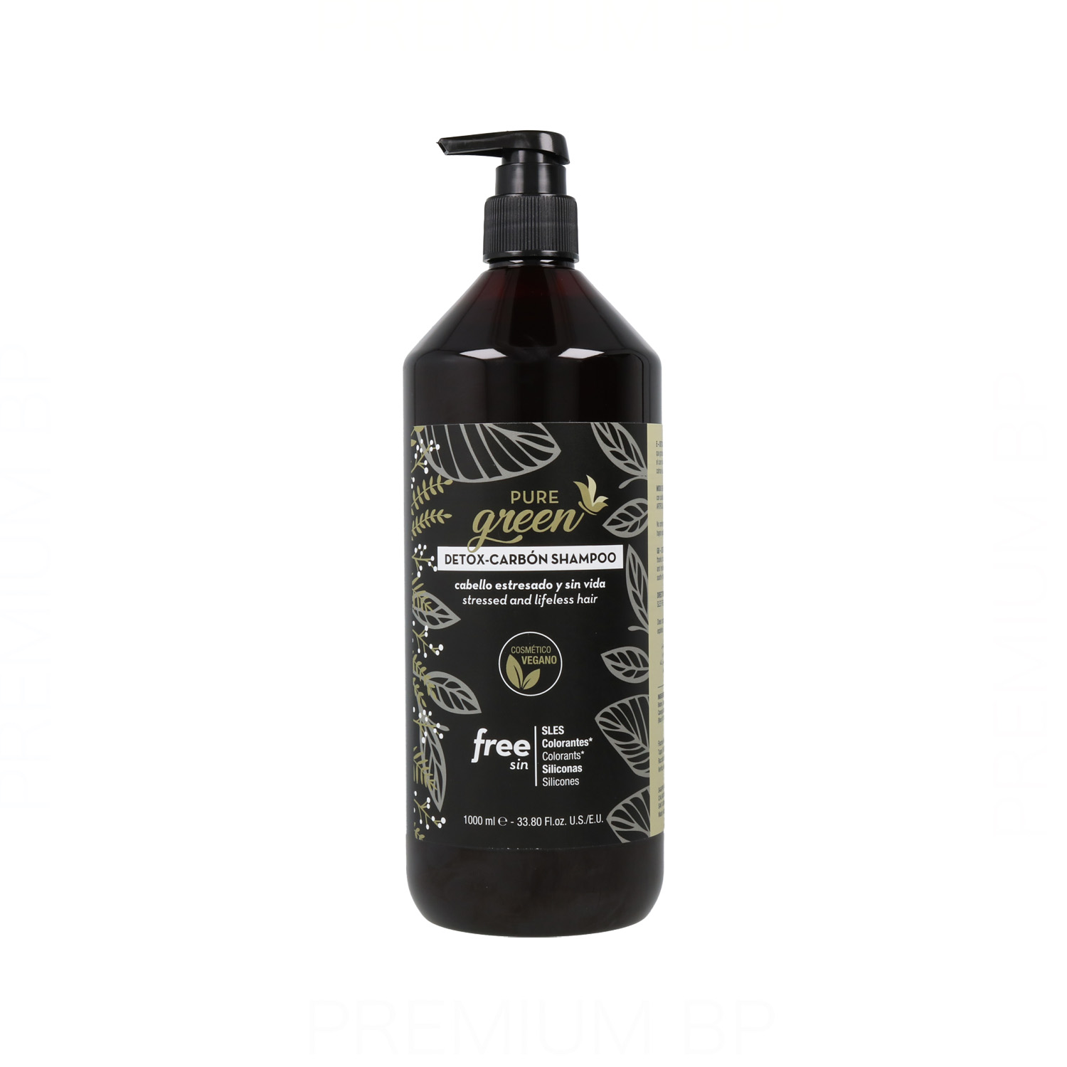 Detox Carbón Champú 1000ml.