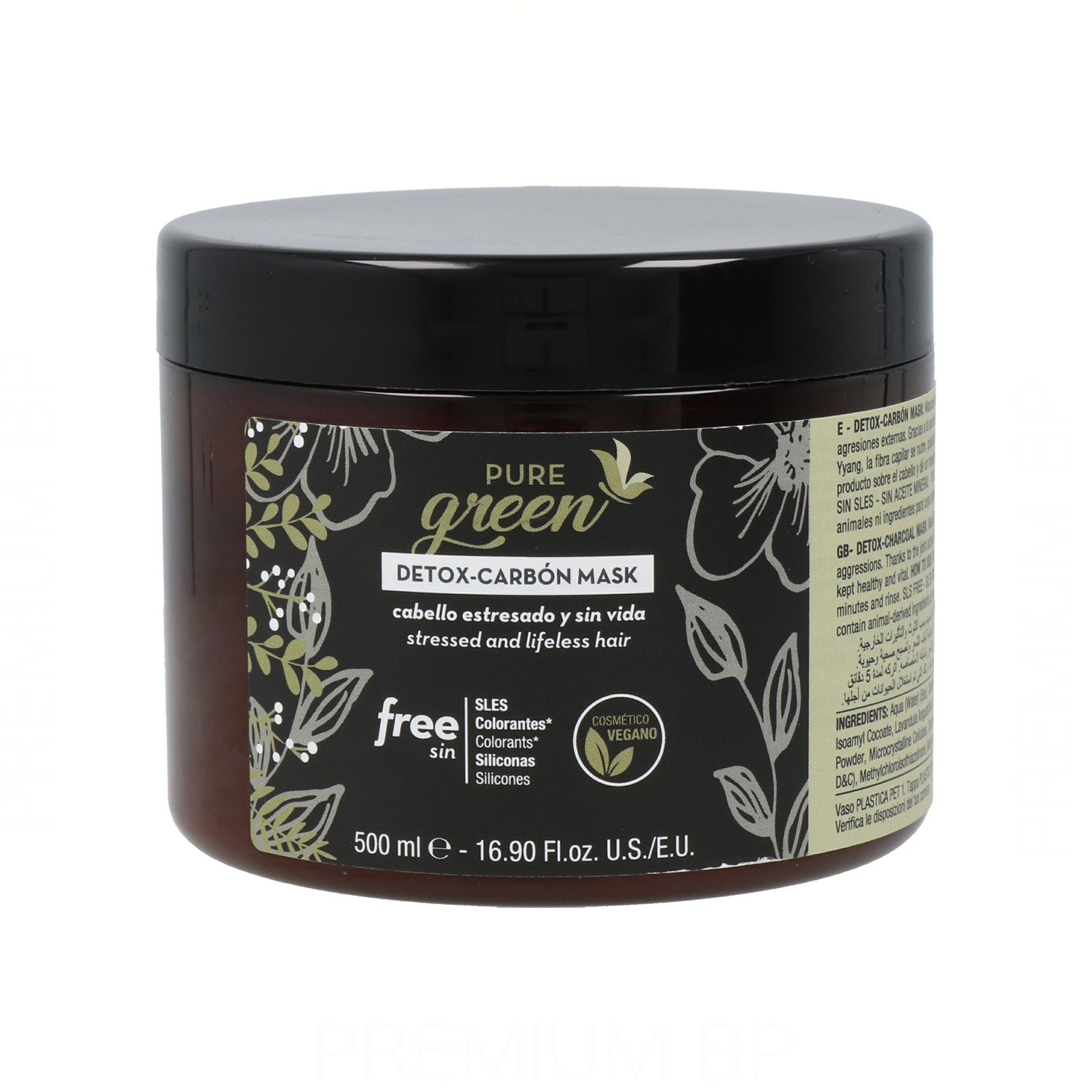 Detox Mascarilla Carbón 500ml.